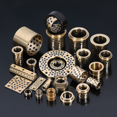 บูชหล่อลื่นกราไฟต์แข็ง DIN1494